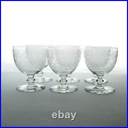 Baccarat. 6 verres à vin en cristal modèle Rohan 8,6 cm Baccarat. 6 verres à vin en cristal modèle Rohan 8,6 cm