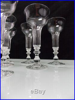 Baccarat-9 Anciennes Coupes Champenoises A Pied Creux-champagne