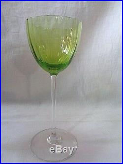 Baccarat Aquarelle Verres A Vin Roemers Roemer Cristal Doublé De Couleur Coloré