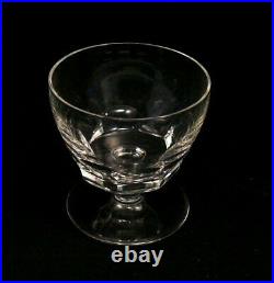 Baccarat, Art Déco, 8 verres à eau, 8,5 cm, signés, intacts, cristal taillé