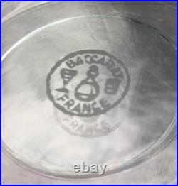 Baccarat Bologne Birds Wine Glass Verre A Vin Cristal Gravé Oiseaux Parme B