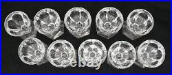 Baccarat Bourbon, 10 verres à Porto, cristal, signés, 8 cm, excellent état Baccarat Bourbon, 10 verres à Porto, cristal, signés, 8 cm, excellent état