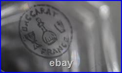 Baccarat Bourbon, 8 verres à vin, cristal, signés, 9,2 cm, excellent état
