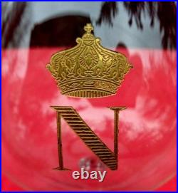 Baccarat Brandy Glasses Verres A Cognac Cristal Napoleon Empire Couronnes Royale
