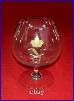 Baccarat Brandy Glasses Verres A Cognac Cristal Napoleon Empire Couronnes Royale