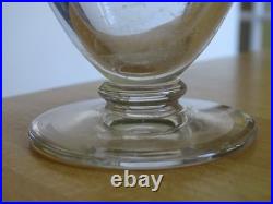 Baccarat Carafe A Liqueur Cristal Gravure Florale Emailler + Dorure