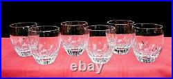 Baccarat Cassino Louvre 6 Old Fashioned Whiskey Glasses Verres Gobelet A Whisky