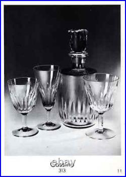 Baccarat Cassino Louvre 6 Old Fashioned Whiskey Glasses Verres Gobelet A Whisky