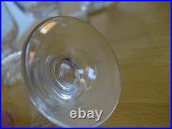 Baccarat Clichy 4 Anciens Petits Verres Pour Cave Liqueur Cristal Nap III 19 Eme