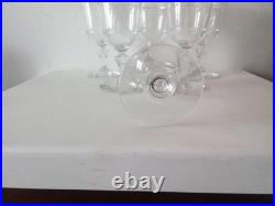 Baccarat Cristal 6 verres à Vin Modèle Filet époque 19 ème superbe
