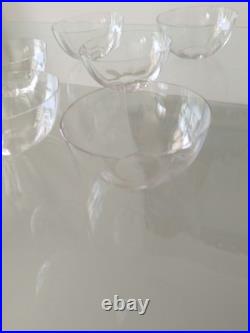 Baccarat Cristal 7 Coupelles/rinces Doigts Estampillées Un