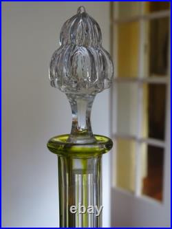 Baccarat Cristal Ancienne Carafe A Aperitif Tailler Modele Lagny Overlay Mousse