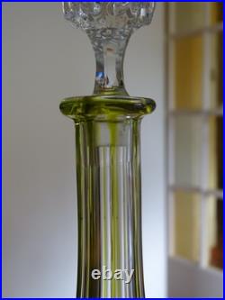 Baccarat Cristal Ancienne Carafe A Aperitif Tailler Modele Lagny Overlay Mousse