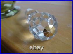 Baccarat Cristal Ancienne Carafe A Liqueur Nap III Decor Reghausser Or 19 Eme