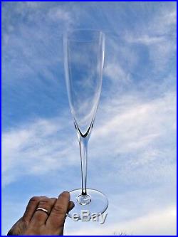 Baccarat Dom Perignon 6 Tall Fluted Glasses 6 Flutes A Champagne Cristal Uni