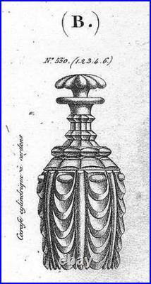 Baccarat Draperies Le Creusot Wine Decanter Carafe A Vin Cristal Taille 19eme Ab