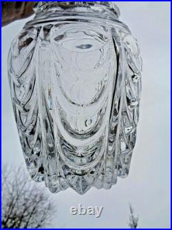 Baccarat Draperies Le Creusot Wine Decanter Carafe A Vin Cristal Taille 19eme Ab