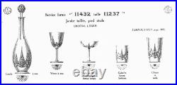 Baccarat Epron Marchal Weingläser Wine Glasses Verres A Eau 17 CM Cristal Taillé Baccarat Epron Marchal Weingläser Wine Glasses Verres A Eau 17 CM Cristal Taillé