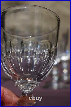 Baccarat Gondole Côtes plates 12 Verres à vin / Porto Cristal H 11,8cm