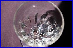 Baccarat Gondole Côtes plates 12 Verres à vin / Porto Cristal H 11,8cm