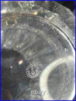 Baccarat Grand vase en cristal taillé Modèle à facettes 1970