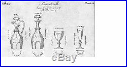 Baccarat Harcourt 4 Tall Sherbet Glasses 4 Coupe A Champagne Cristal Taillé