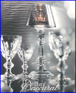Baccarat Harcourt 4 Water Glasses Wassergläser Verre A Eau Cristal Taillé 19éme