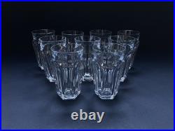 Baccarat Harcourt Lot 9 Gobelet Verre Cristal Taillé Vin Champagne Glass Crystal Baccarat Harcourt Lot 9 Gobelet Verre Cristal Taillé Vin Champagne Glass Crystal