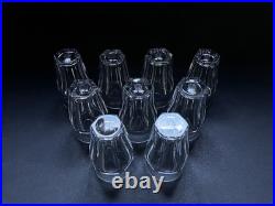 Baccarat Harcourt Lot 9 Gobelet Verre Cristal Taillé Vin Champagne Glass Crystal Baccarat Harcourt Lot 9 Gobelet Verre Cristal Taillé Vin Champagne Glass Crystal