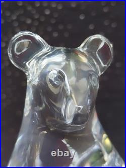 Baccarat, Koala En Cristal, R. Rigot, Avec Boîte, Excellent État, Signé / Animal