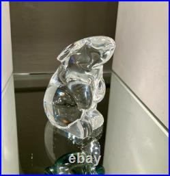 Baccarat. Lapin en cristal transparent