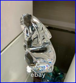 Baccarat. Lapin en cristal transparent
