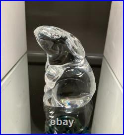 Baccarat. Lapin en cristal transparent