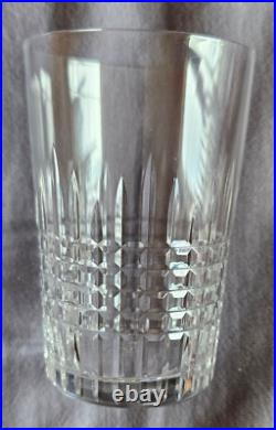 Baccarat Lot de 8 verres gobelets en cristal modèle NANCY