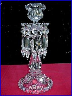 Baccarat Medaillon Candle Holders Crystal Candlestick Bougeoir Flambeau Cristal