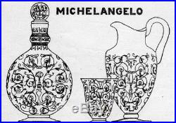 Baccarat Michelangelo Michel Ange 6 Water Glasses Verre A Eau Vin Cristal Gravé