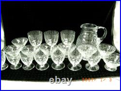 Baccarat Modele Lulli Services 19 Verres Carafe Pichet Cristal