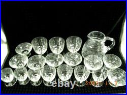 Baccarat Modele Lulli Services 19 Verres Carafe Pichet Cristal