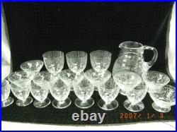 Baccarat Modele Lulli Services 19 Verres Carafe Pichet Cristal
