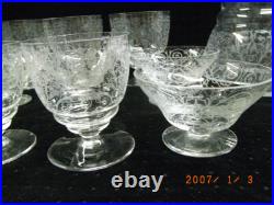 Baccarat Modele Lulli Services 19 Verres Carafe Pichet Cristal