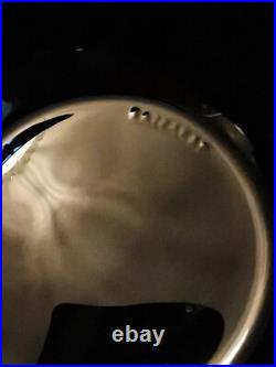 Baccarat Modele Russe Pot Couvert A Sel De Bain Cristal Noire 13 Cm Tbe