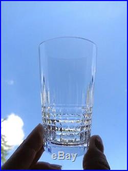 Baccarat Nancy 6 Flat Tumbler Crystal Glasses Gobelet Cristal Taillé Art Deco E