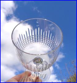 Baccarat Nancy 6 Wine Glasses Weingläser Weinrömer Verres A Vin Cristal Taillé A