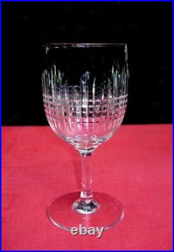 Baccarat Nancy 6 Wine Glasses Weingläser Weinrömer Verres A Vin Cristal Taillé A