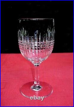 Baccarat Nancy 6 Wine Glasses Weingläser Weinrömer Verres A Vin Cristal Taillé B