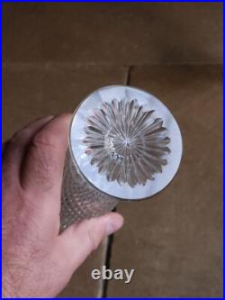 Baccarat Paire De Verre Diamant Haut 15,3 Cm Baccarat Charles X