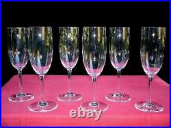 Baccarat Perfection 6 Tall Fluted Glasses Sektgläser Flutes A Champagne Cristal