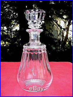 Baccarat Piccadilly Whiskey Wine Decanter Carafe Whisky Cristal Taillé Art Deco