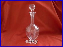 Baccarat, Pompadour, Carafe En Cristal Grave, Epoque Debut XX Baccarat, Pompadour, Carafe En Cristal Grave, Epoque Debut XX