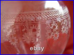 Baccarat, Pompadour, Carafe En Cristal Grave, Epoque Debut XX Baccarat, Pompadour, Carafe En Cristal Grave, Epoque Debut XX